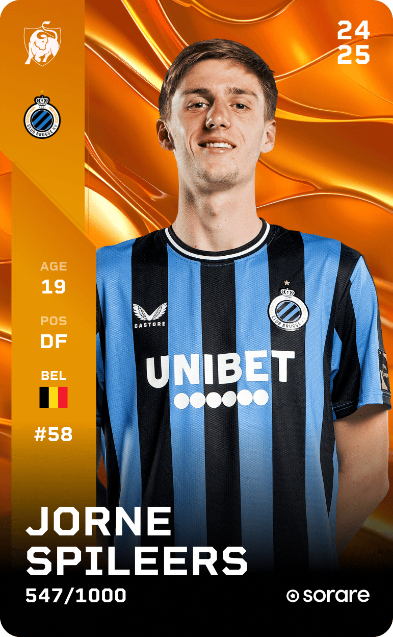 Jorne Spileers 2024-25 • Limited 547/1000