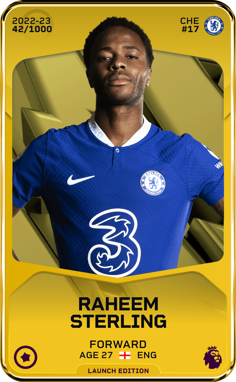 Raheem Sterling 2022-23 • Limited 42/1000