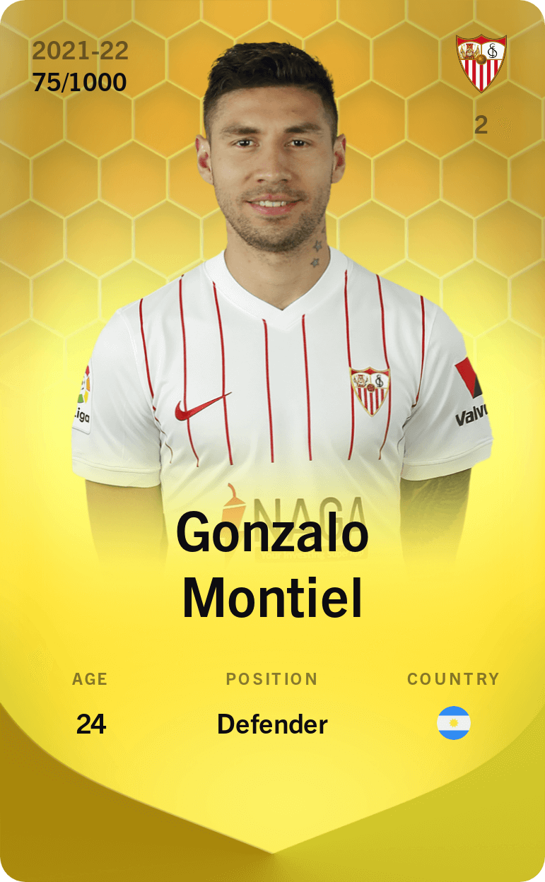 Gonzalo Montiel 2021-22 • Limited 75/1000