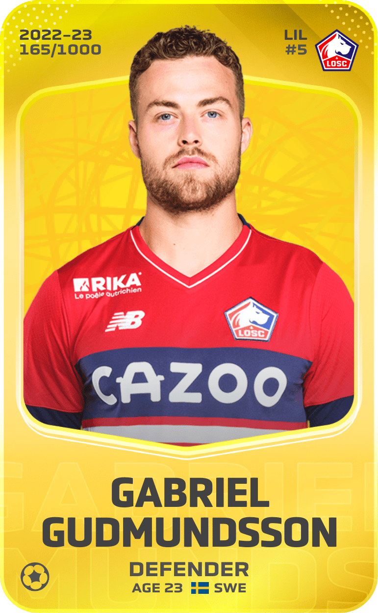 Gabriel Gudmundsson 2022-23 • Limited 165/1000