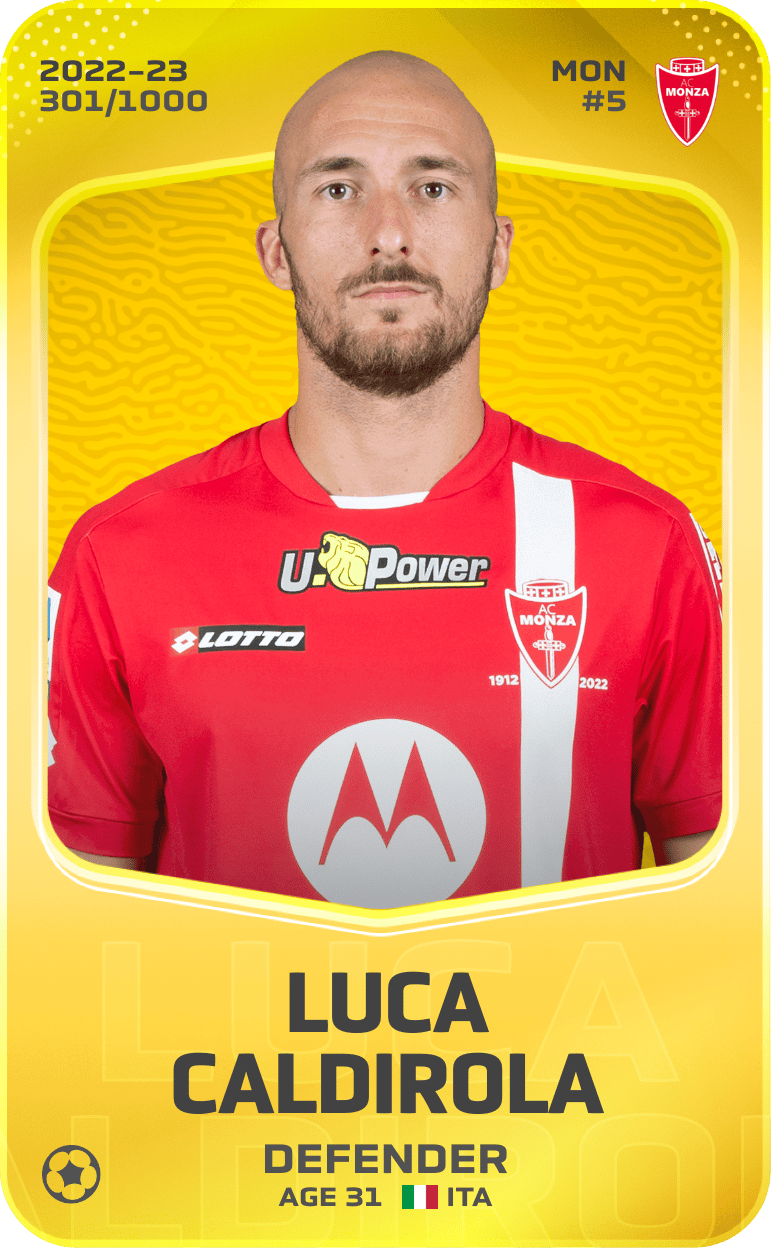 Luca Caldirola 2022-23 • Limited 301/1000
