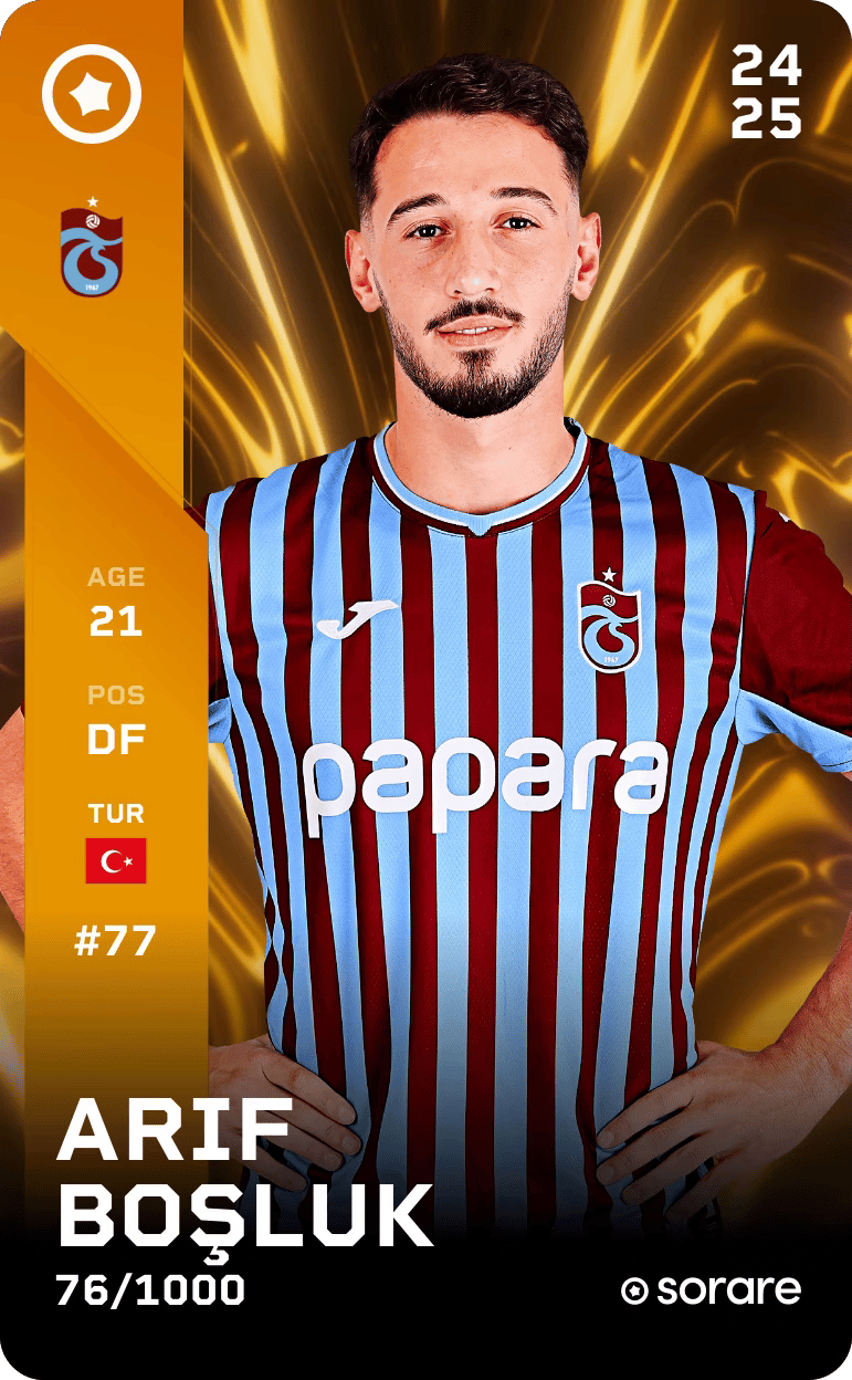 Arif Boşluk 2024-25 • Limited 76/1000