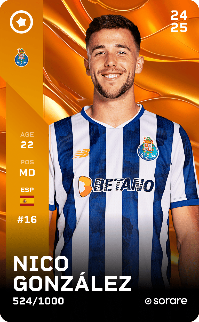 Nico González 2024-25 • Limited 524/1000