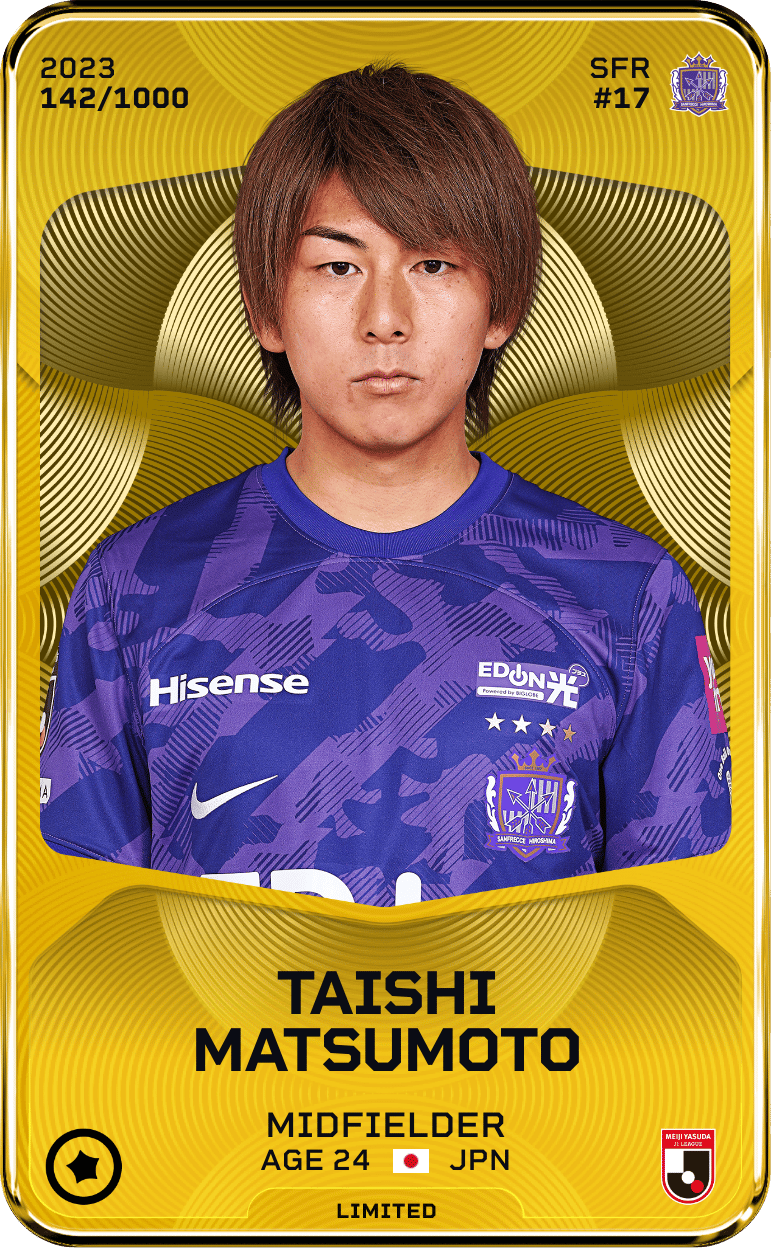 Taishi Matsumoto 2023-24 • Limited 142/1000