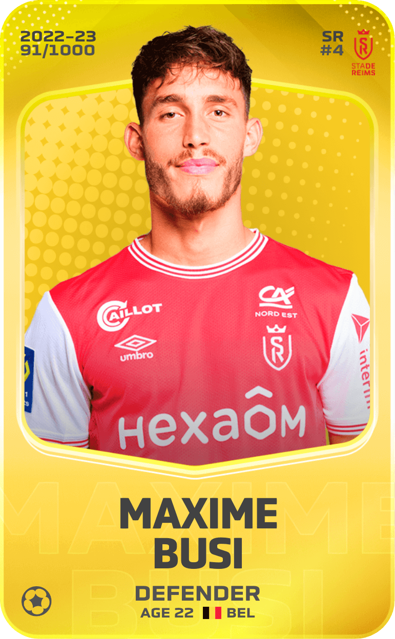 Maxime Busi 2022-23 • Limited 91/1000