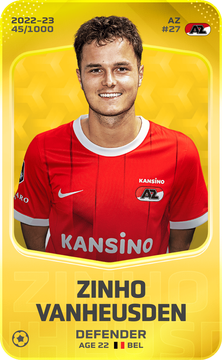 Zinho Vanheusden 2022-23 • Limited 45/1000