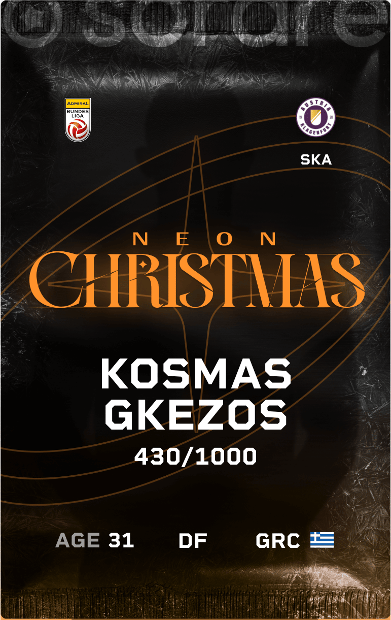 Kosmas Gkezos 2024-25 • Limited 430/1000