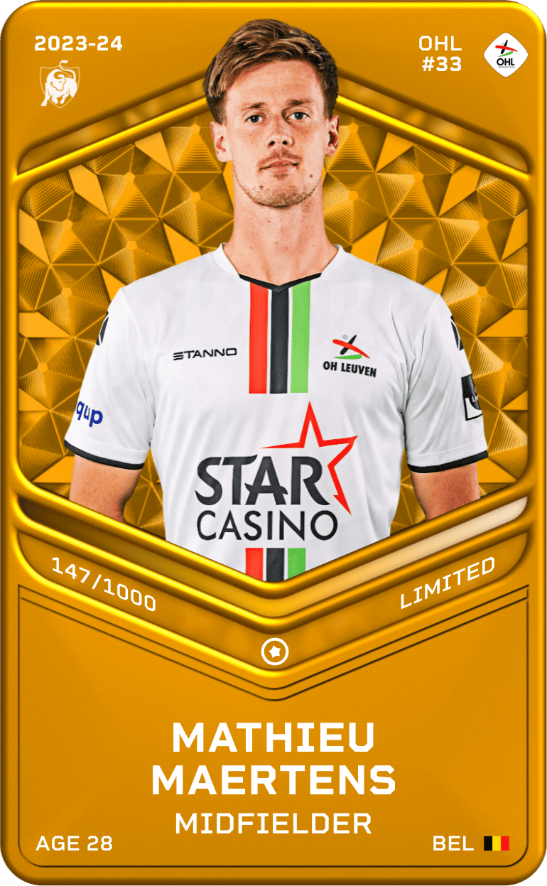Mathieu Maertens 2023-24 • Limited 147/1000