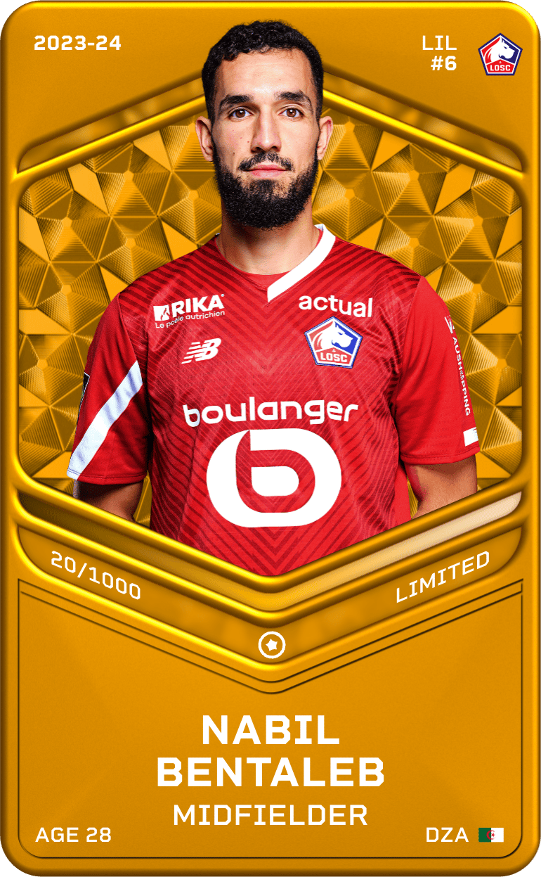 Nabil Bentaleb 2023-24 • Limited 20/1000