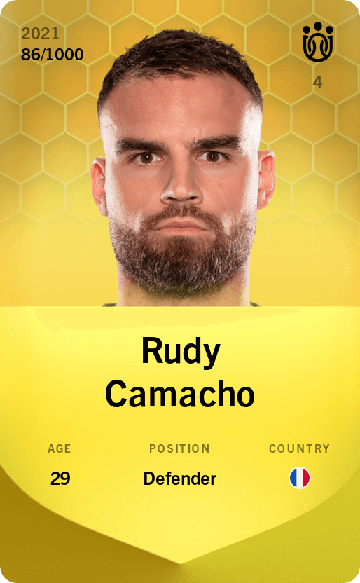 Rudy Camacho 2021-22 • Limited 86/1000