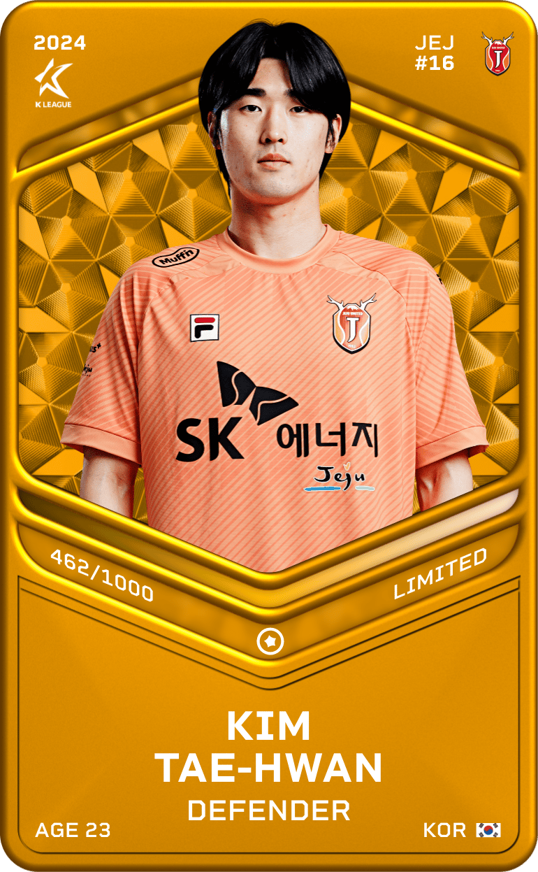 Kim Tae-Hwan 2024-25 • Limited 462/1000