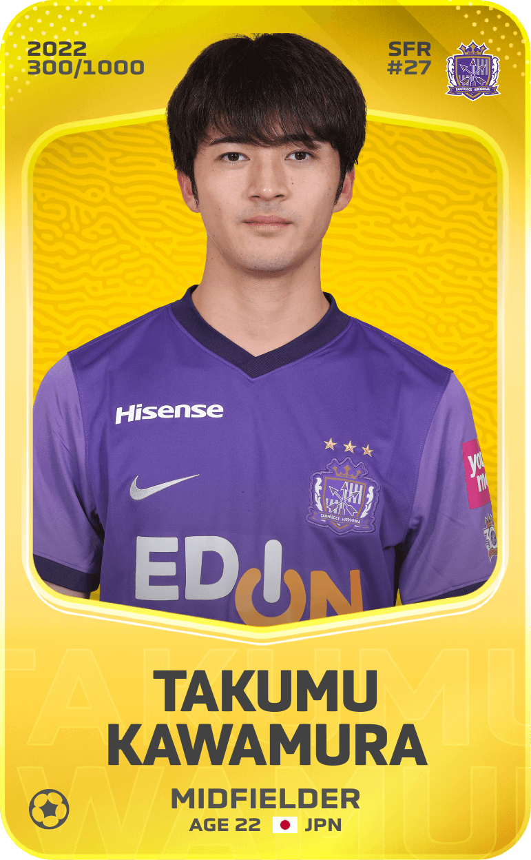 Takumu Kawamura 2022-23 • Limited 300/1000