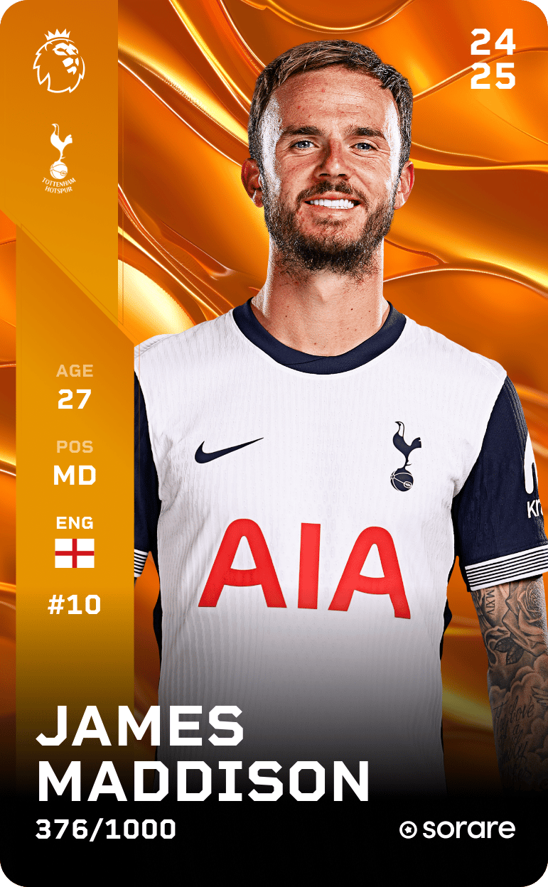James Maddison 2024-25 • Limited 376/1000