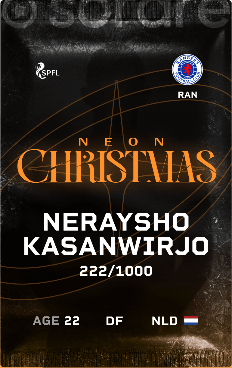 Neraysho Kasanwirjo 2024-25 • Limited 222/1000