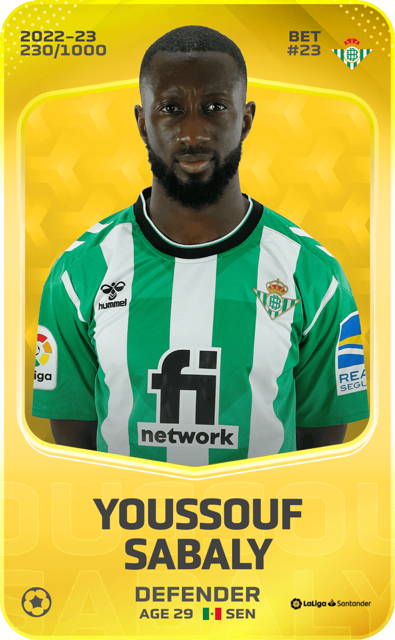 Youssouf Sabaly 2022-23 • Limited 230/1000