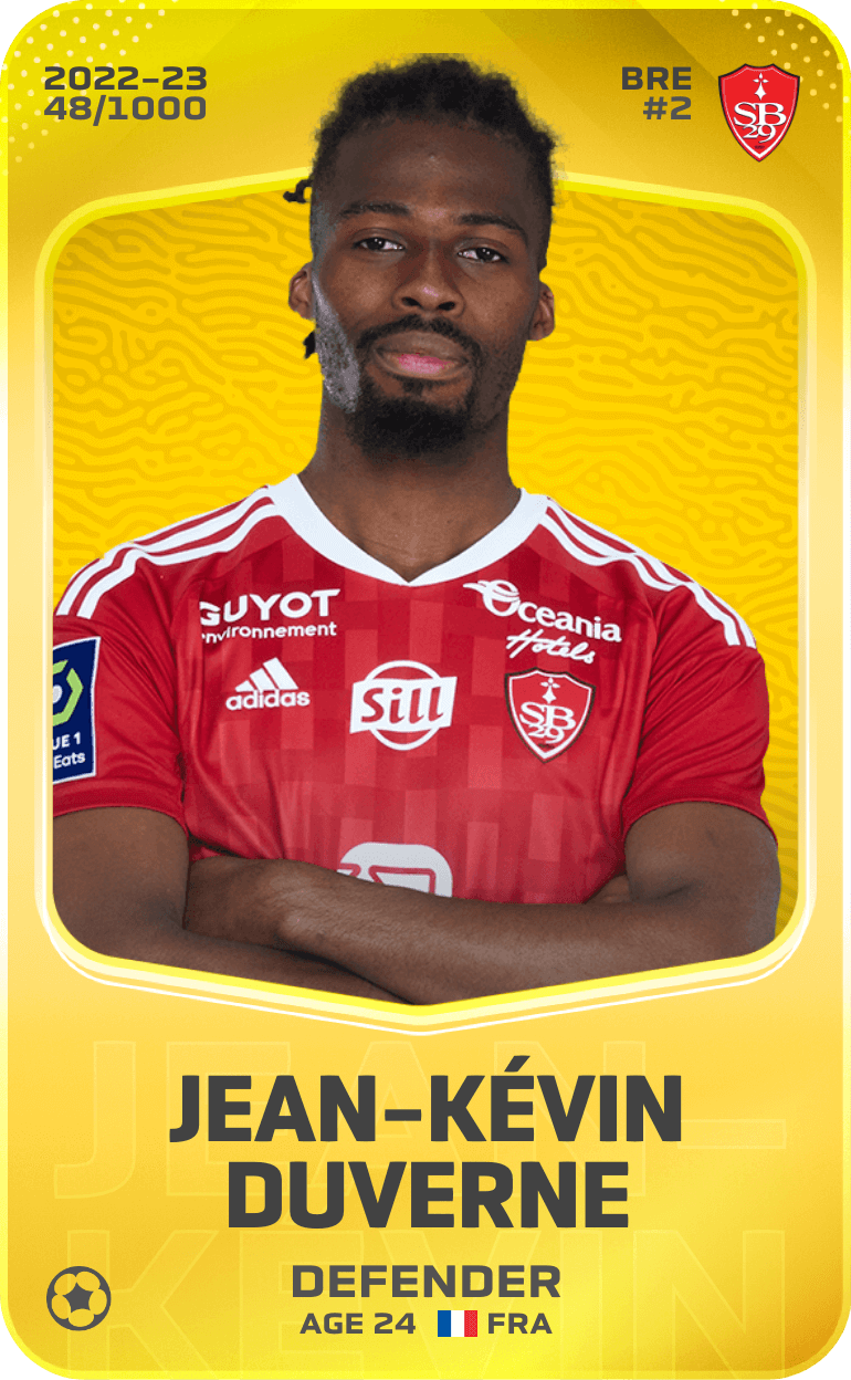 Jean-Kévin Duverne 2022-23 • Limited 48/1000