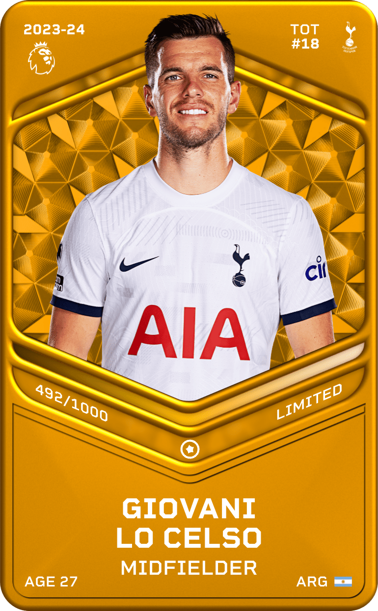 Giovani Lo Celso 2023-24 • Limited 492/1000