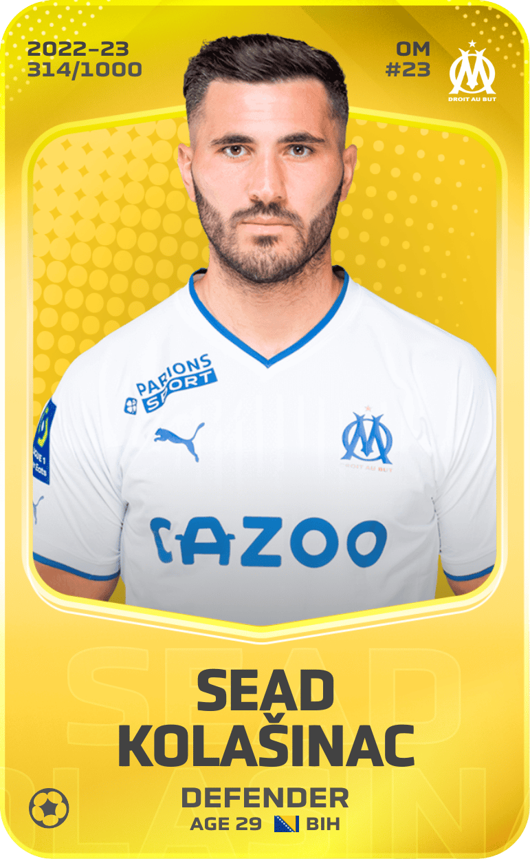 Sead Kolašinac 2022-23 • Limited 314/1000