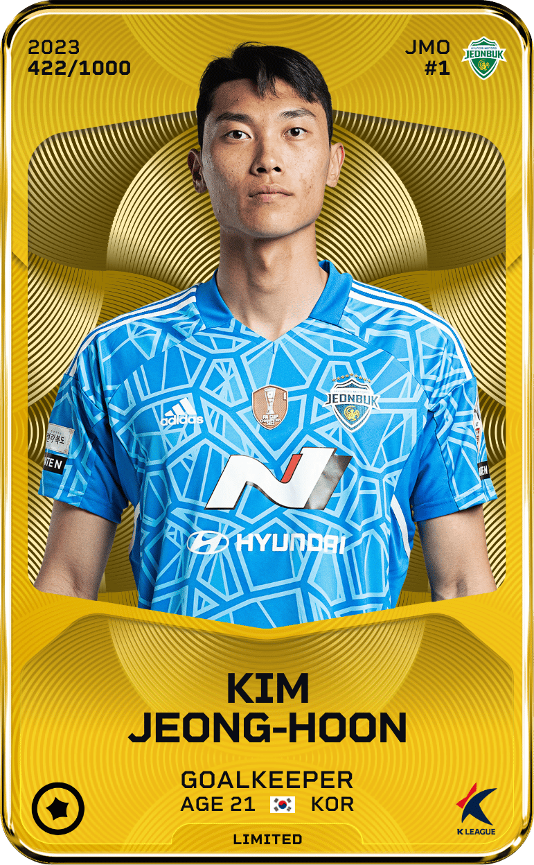 Kim Jeong-Hoon 2023-24 • Limited 422/1000