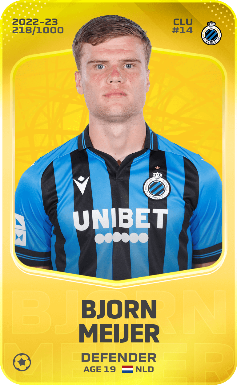 Bjorn Meijer 2022-23 • Limited 218/1000