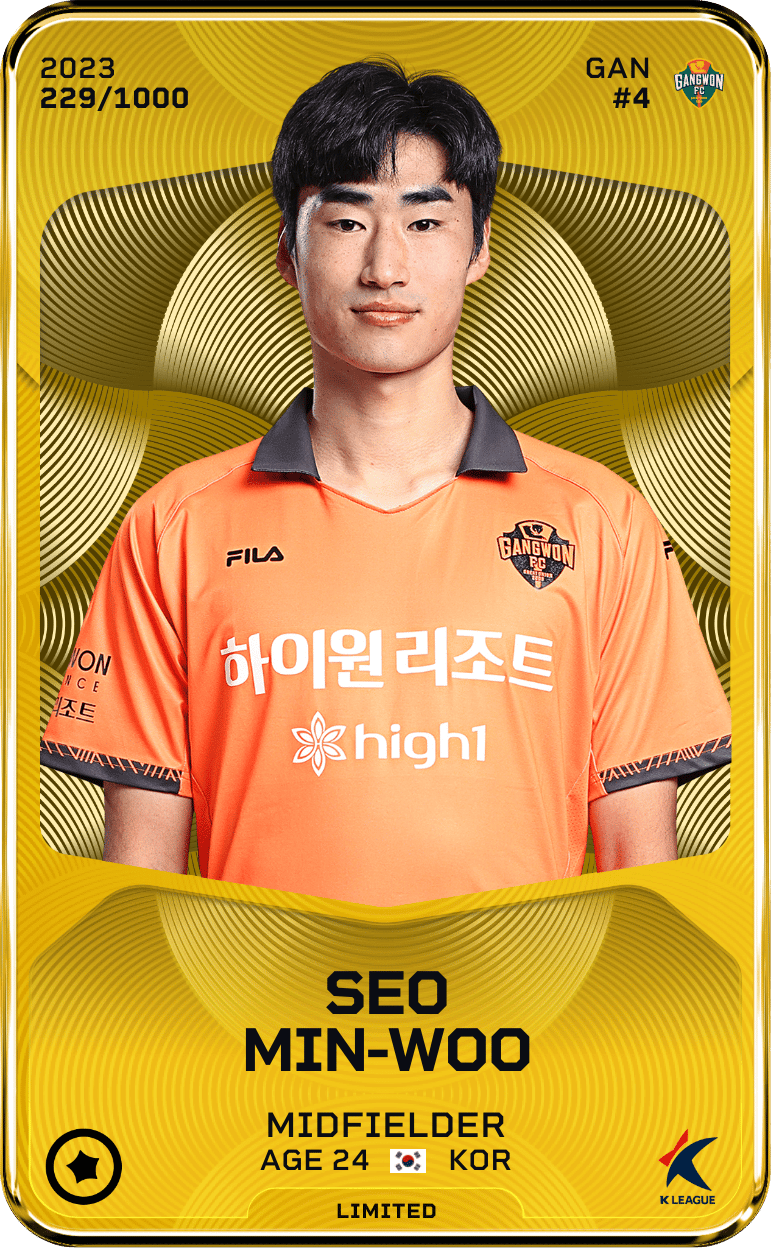 Seo Min-Woo 2023-24 • Limited 229/1000