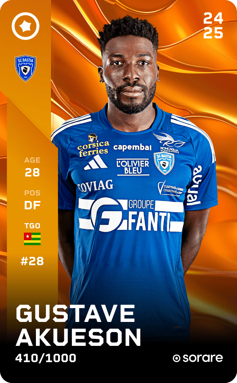 Gustave Akueson 2024-25 • Limited 410/1000