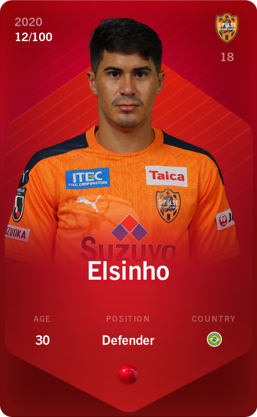 Sorare - Sorare Official - Elsinho 2020-21 • Rare 12/100 - NFT # 59134352938684527940336071442165750881411050497331084603481164192544493258564