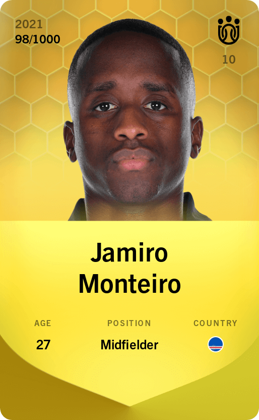 Jamiro Monteiro 2021-22 • Limited 98/1000