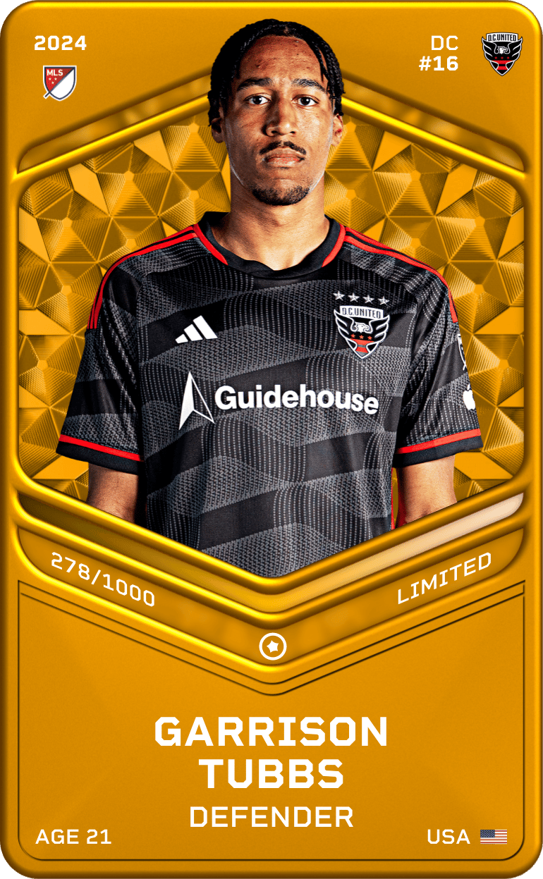 Garrison Tubbs 2024-25 • Limited 278/1000
