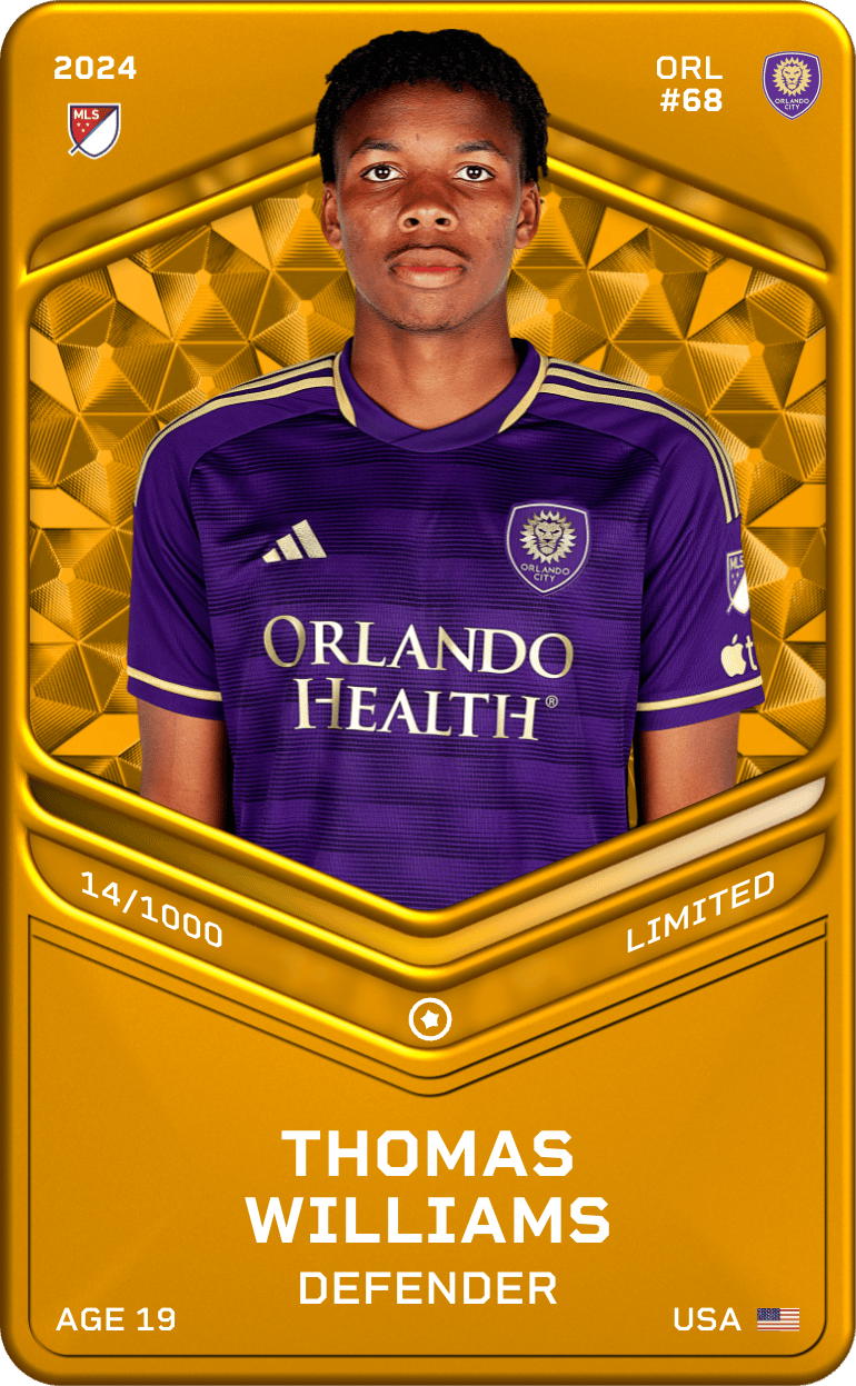 Thomas Williams 2024-25 • Limited 14/1000