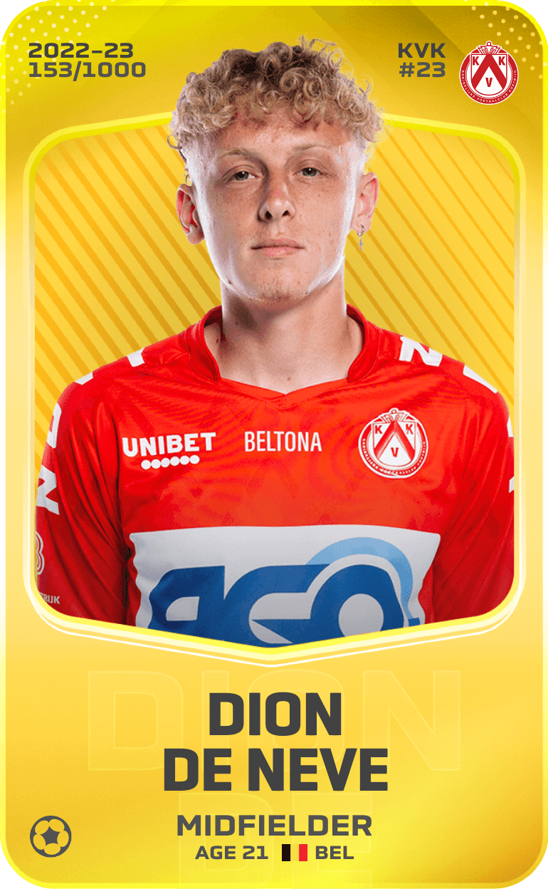 Dion De Neve 2022-23 • Limited 153/1000