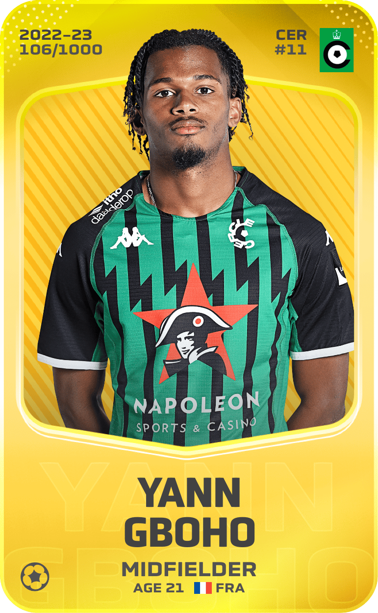 Yann Gboho 2022-23 • Limited 106/1000