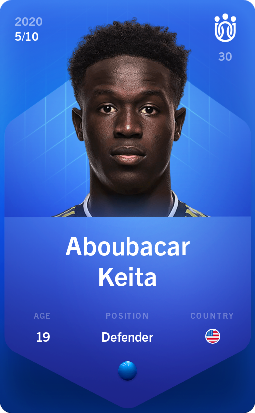 Sorare - Sorare Official - Aboubacar Keita 2020-21 • Super Rare 5/10 - NFT # 43860984480797590114356363456058274683013519394267393044142531839091386620501