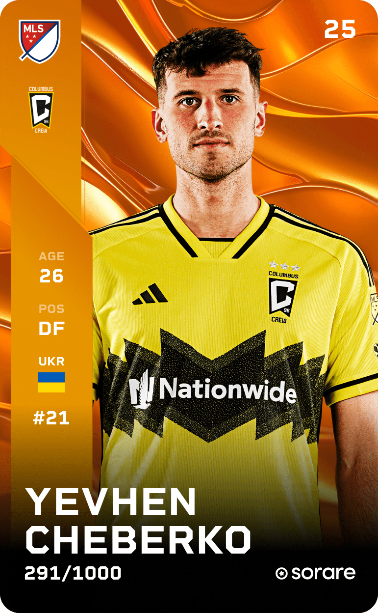 Yevhen Cheberko 2025-26 • Limited 291/1000