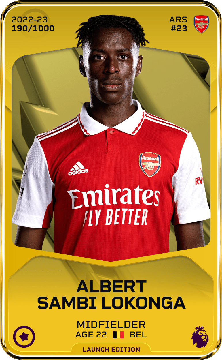 Albert Sambi Lokonga 2022-23 • Limited 190/1000