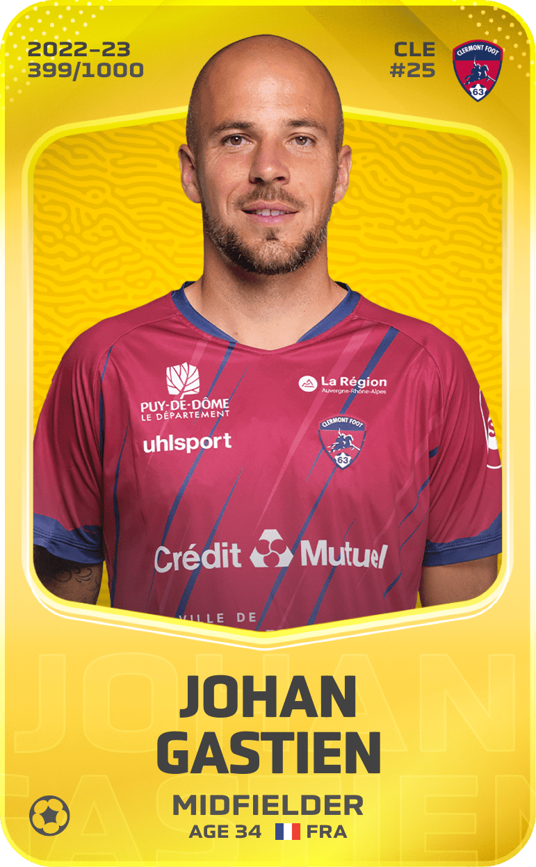 Johan Gastien 2022-23 • Limited 399/1000