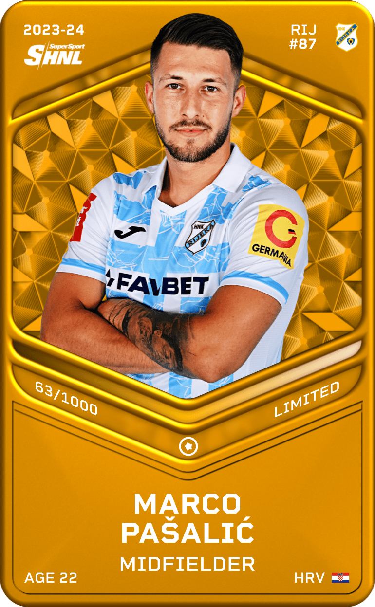 Marco Pašalić 2023-24 • Limited 63/1000