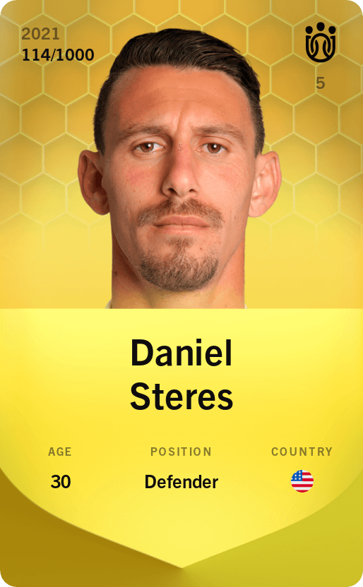 Daniel Steres 2021-22 • Limited 114/1000