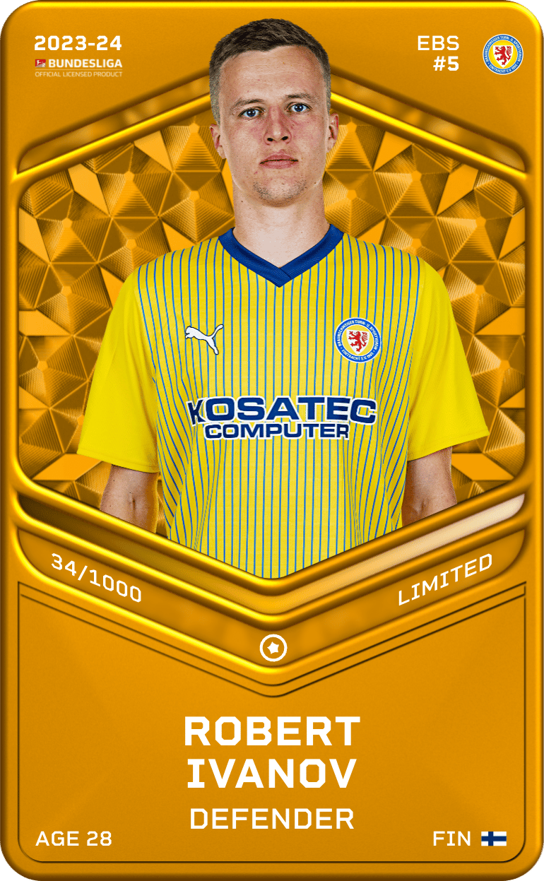 Robert Ivanov 2023-24 • Limited 34/1000