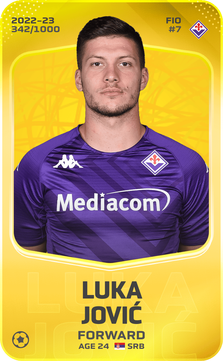 Luka Jović 2022-23 • Limited 342/1000