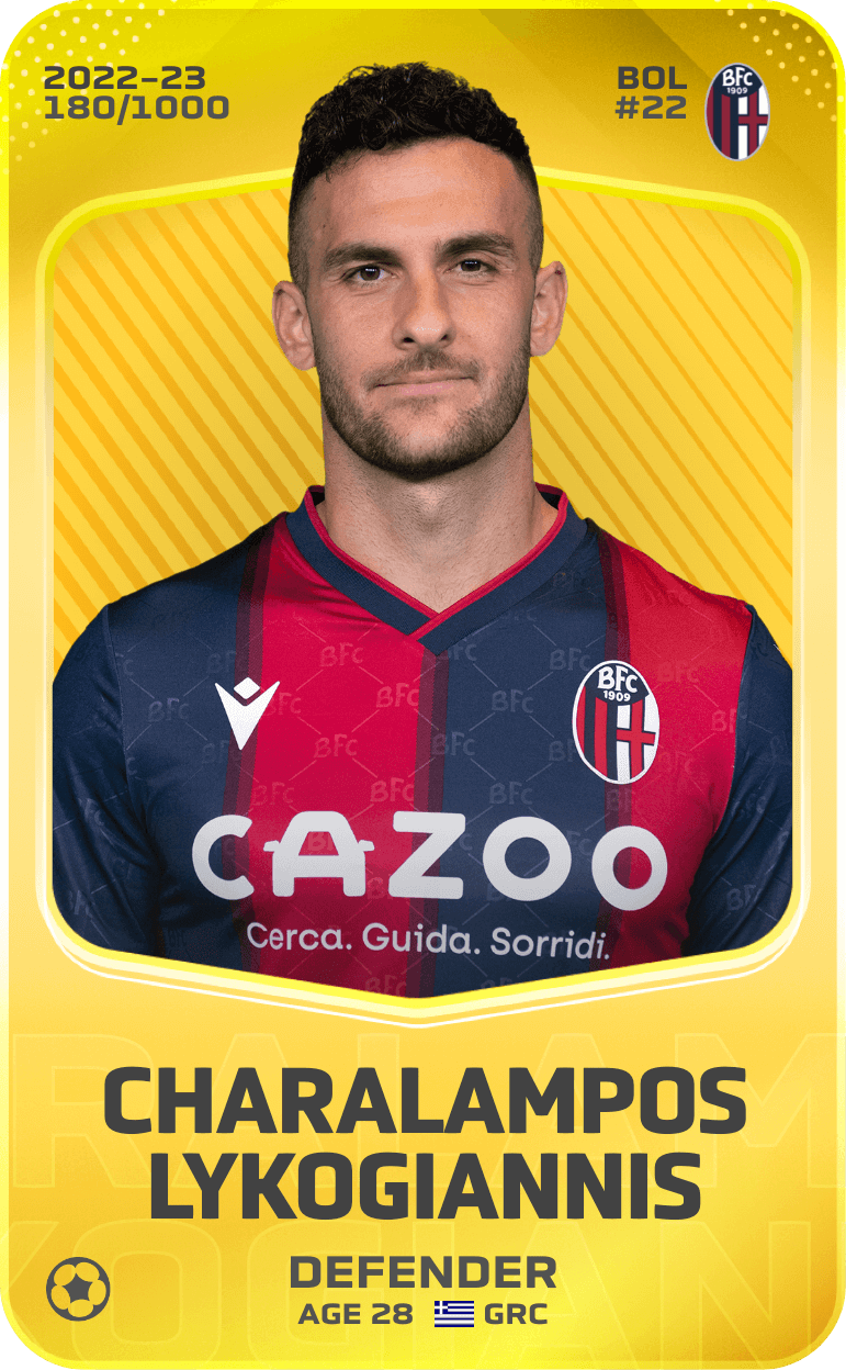 Charalampos Lykogiannis 2022-23 • Limited 180/1000