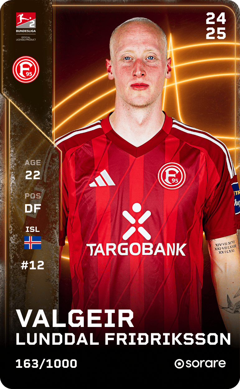 Valgeir Lunddal Friðriksson 2024-25 • Limited 163/1000