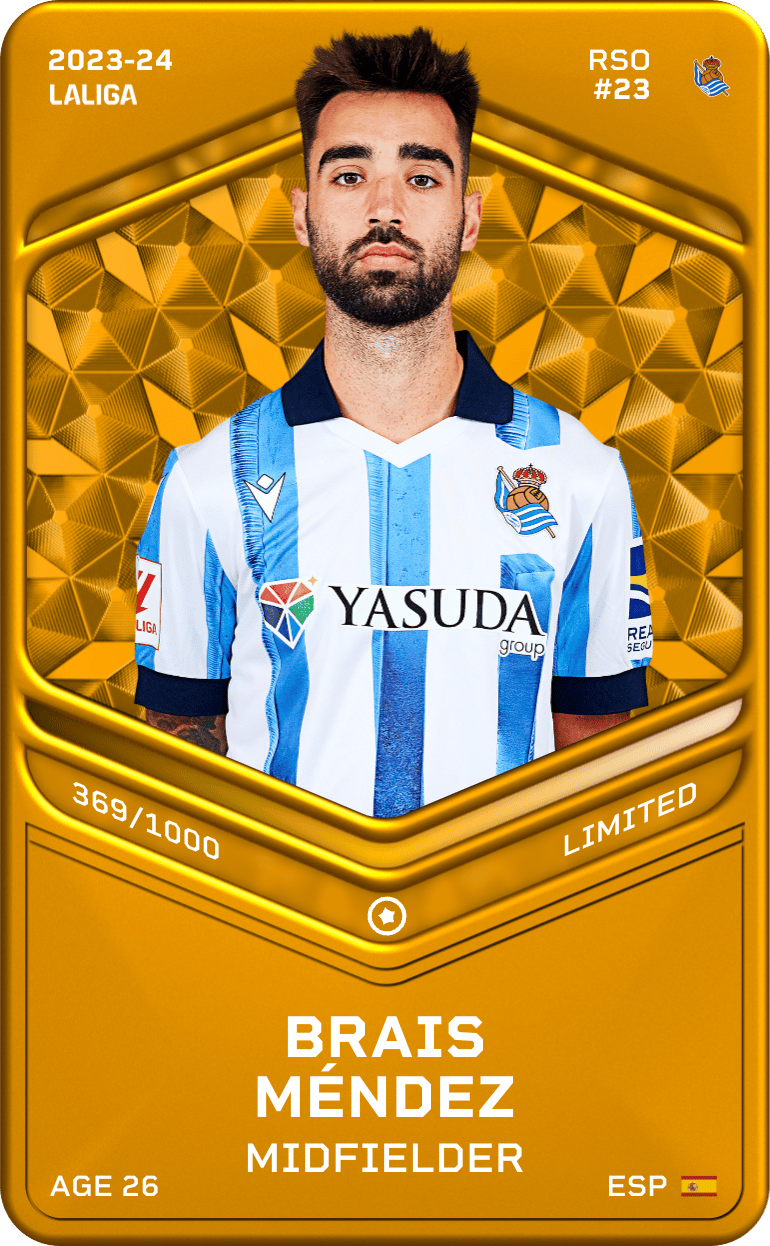 Brais Méndez 2023-24 • Limited 369/1000