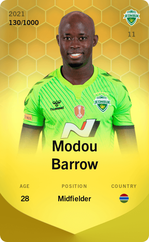 Modou Barrow 2021-22 • Limited 130/1000