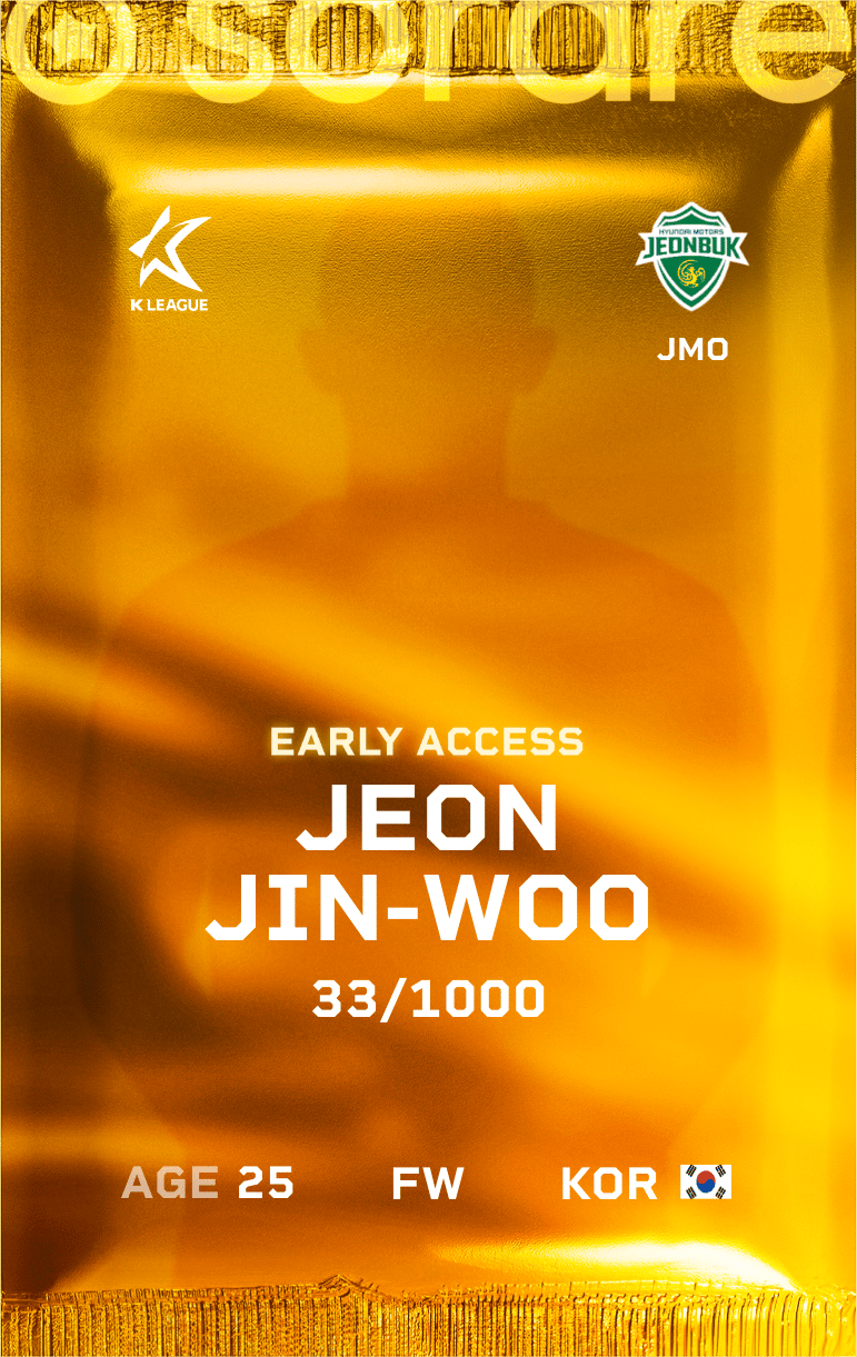 Jeon Jin-Woo 2025-26 • Limited 33/1000