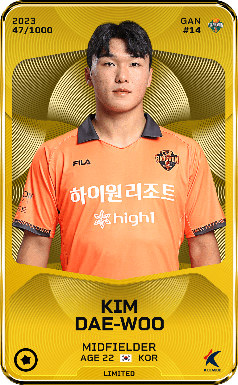 Kim Dae-Woo 2023-24 • Limited 47/1000