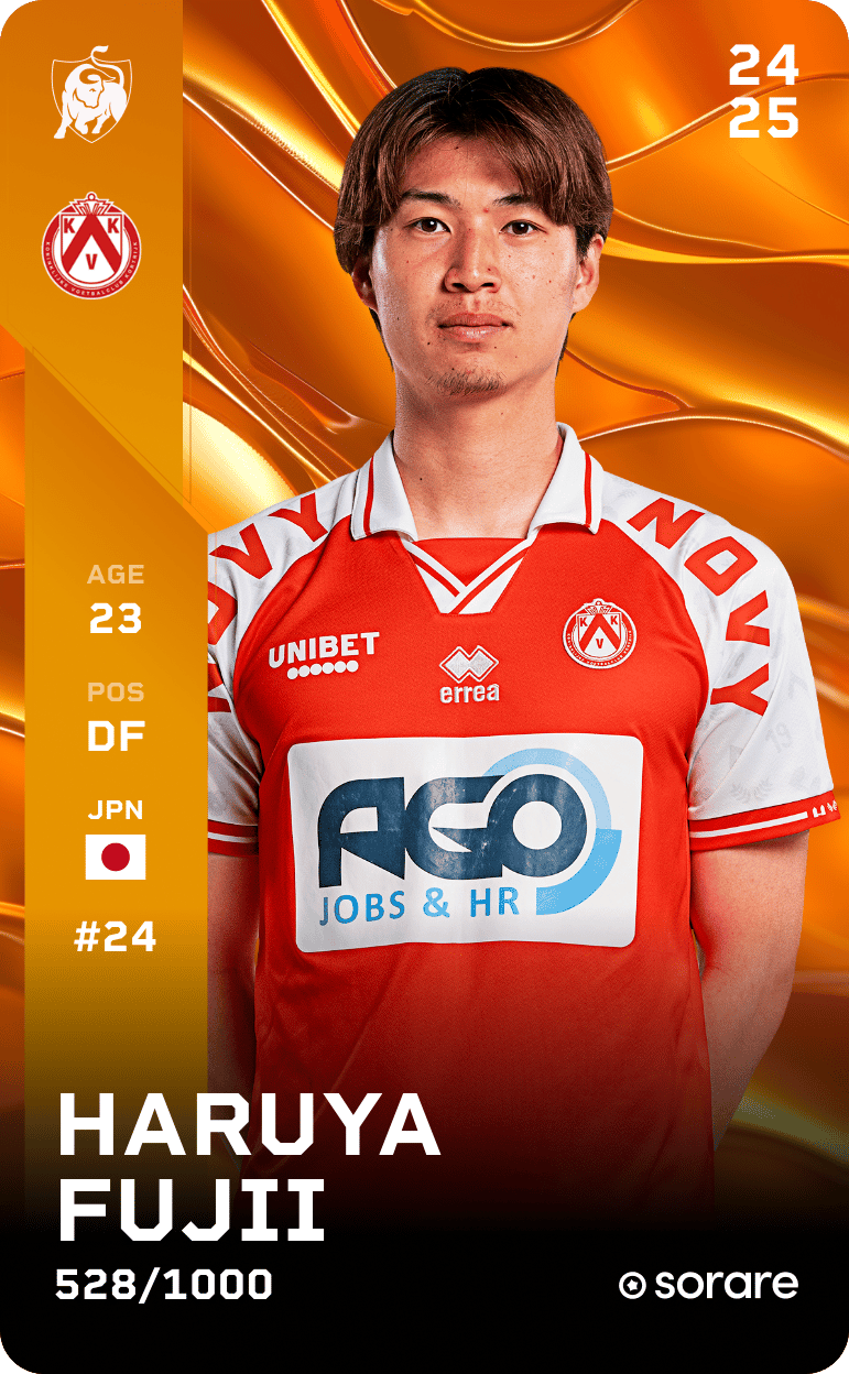 Haruya Fujii 2024-25 • Limited 528/1000