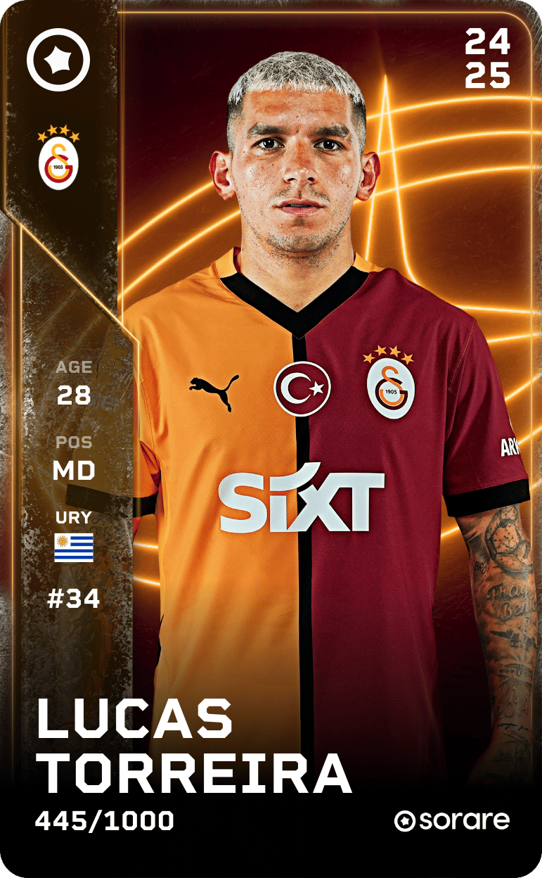 Lucas Torreira 2024-25 • Limited 445/1000