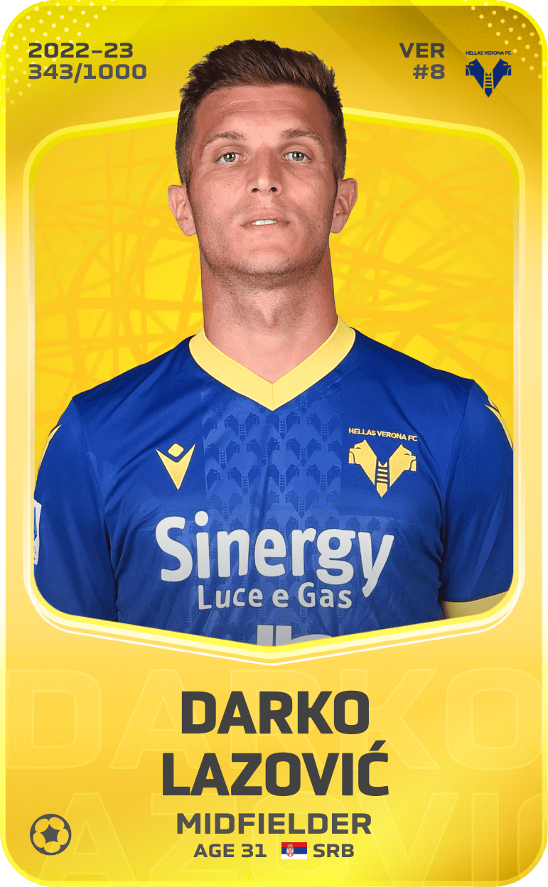 Darko Lazović 2022-23 • Limited 343/1000