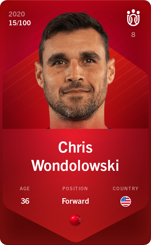 Sorare - Sorare Official - Chris Wondolowski 2020-21 • Rare 15/100 - NFT # 79454928139852360504758720211628389721048211492985489029237293577038985762792